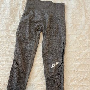 PINK grey leggings size XS